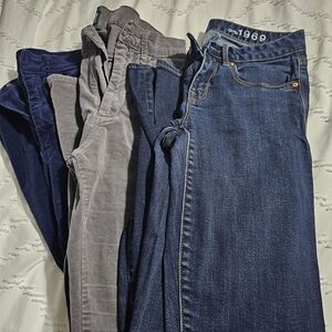 Gap Women's Jeans - Blue and Gray